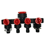 Distribuitor Apa cu 4 Iesiri si Robineti