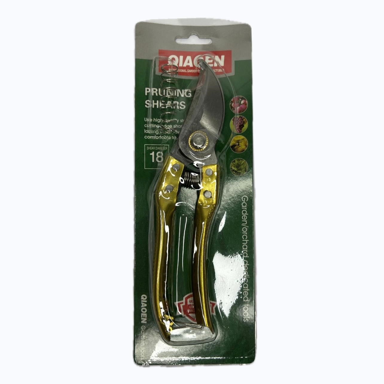 Foarfeca vie 18 mm cu rezerva, galbena