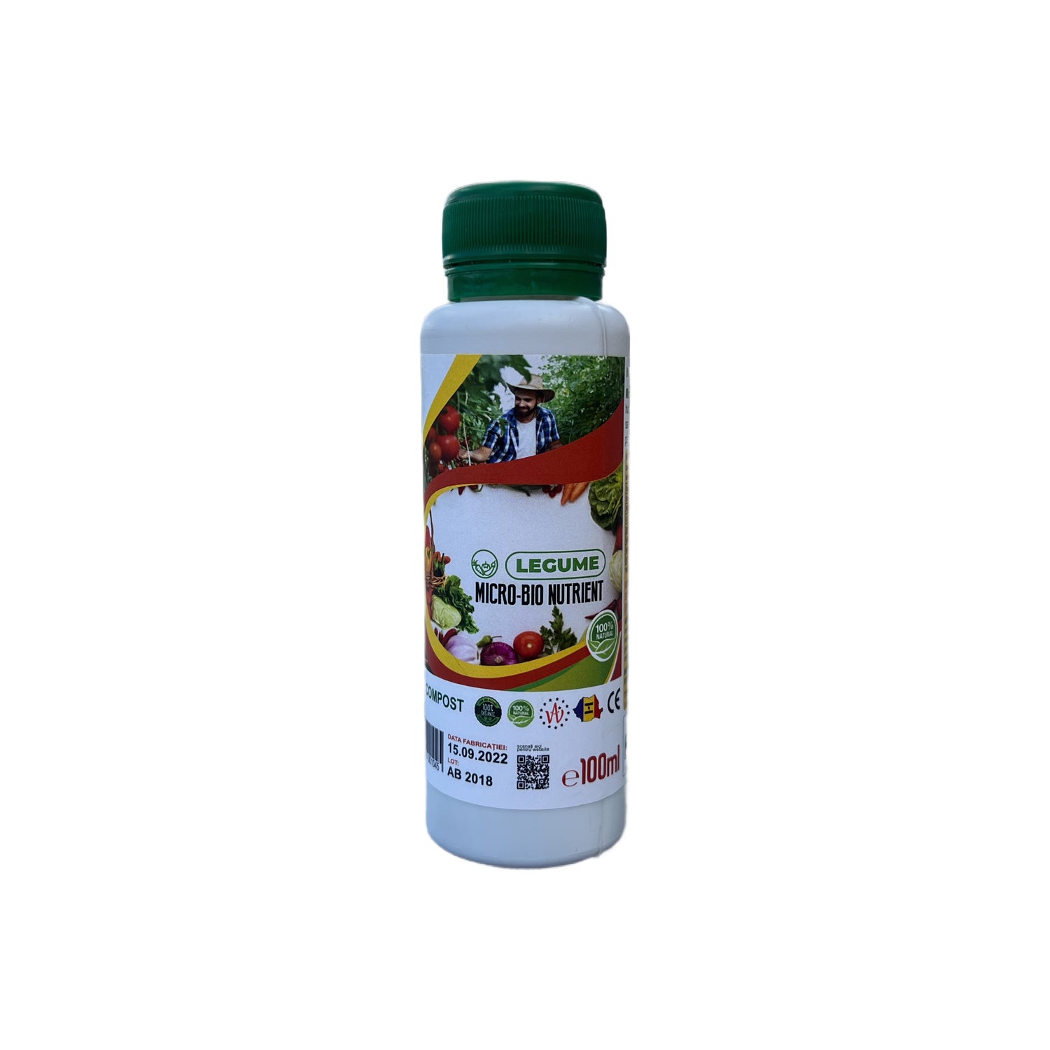 Micro-BIO nutrient Legume - 100 ML, Fertilizant humic activ, 100% Natural, Fabrica de Compost