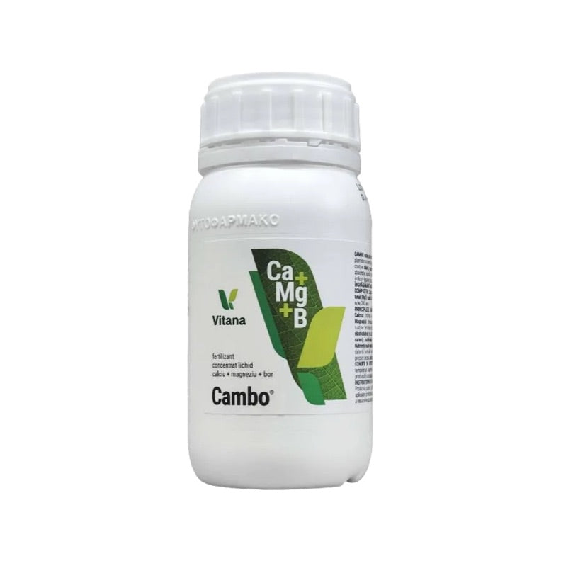 Ingrasamant foliar concentrat CAMBO - 250 ML, Vitana, Calciu, Magneziu Bor, Legume, Fructe, Culturi de camp