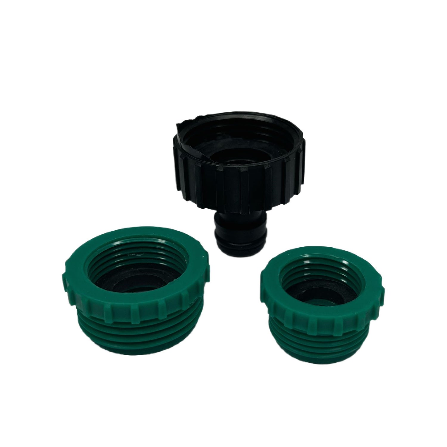 Mufa cuplaj robinet 1/2 inch -3/4 inch -1 inch, negru-verde