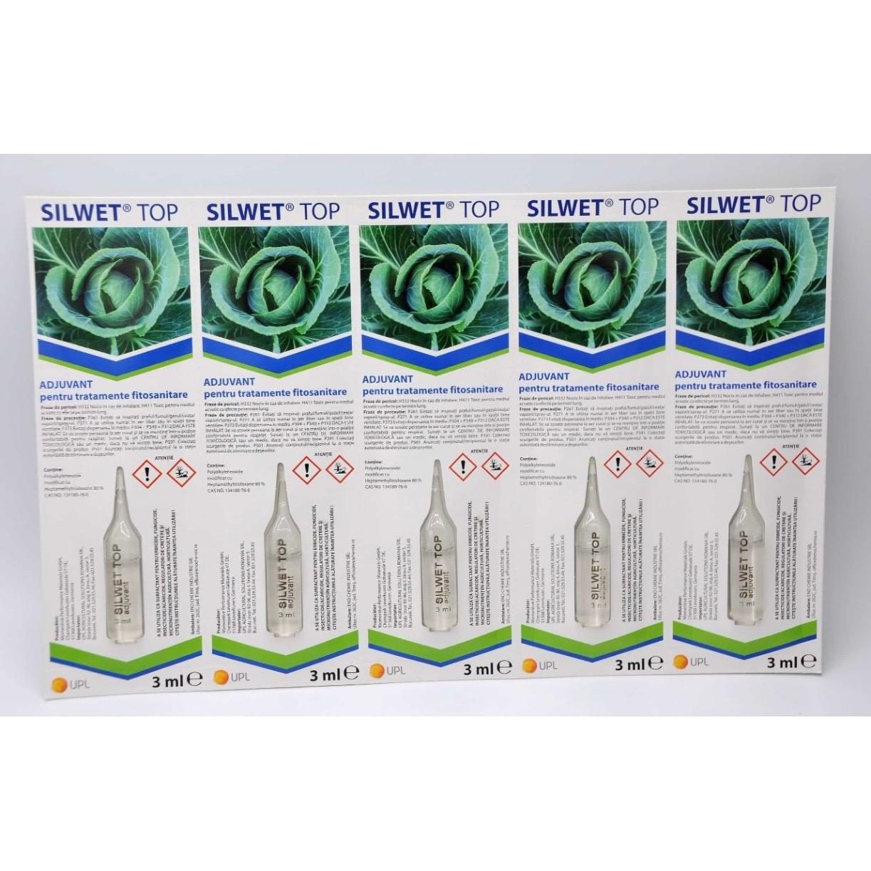 ADJUVANT SILWET TOP - 3 ML, UPL, pentru tratamente fitosanitare