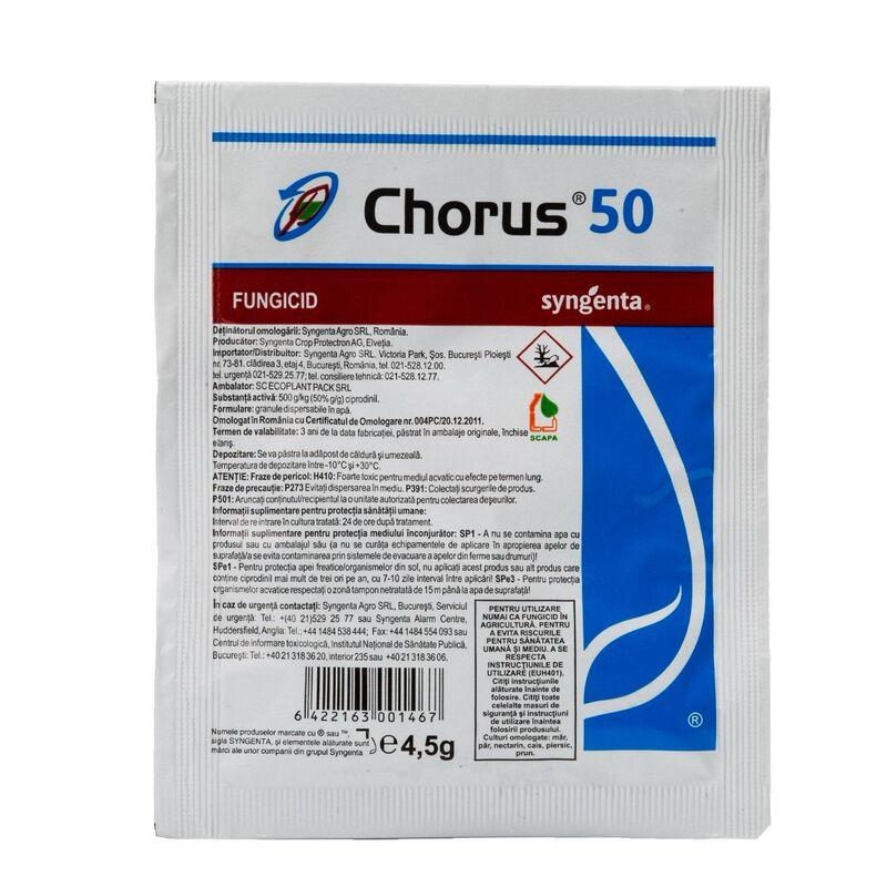 Fungicid CHORUS 50 WG - 4,5 GR, Syngenta, Sistemic