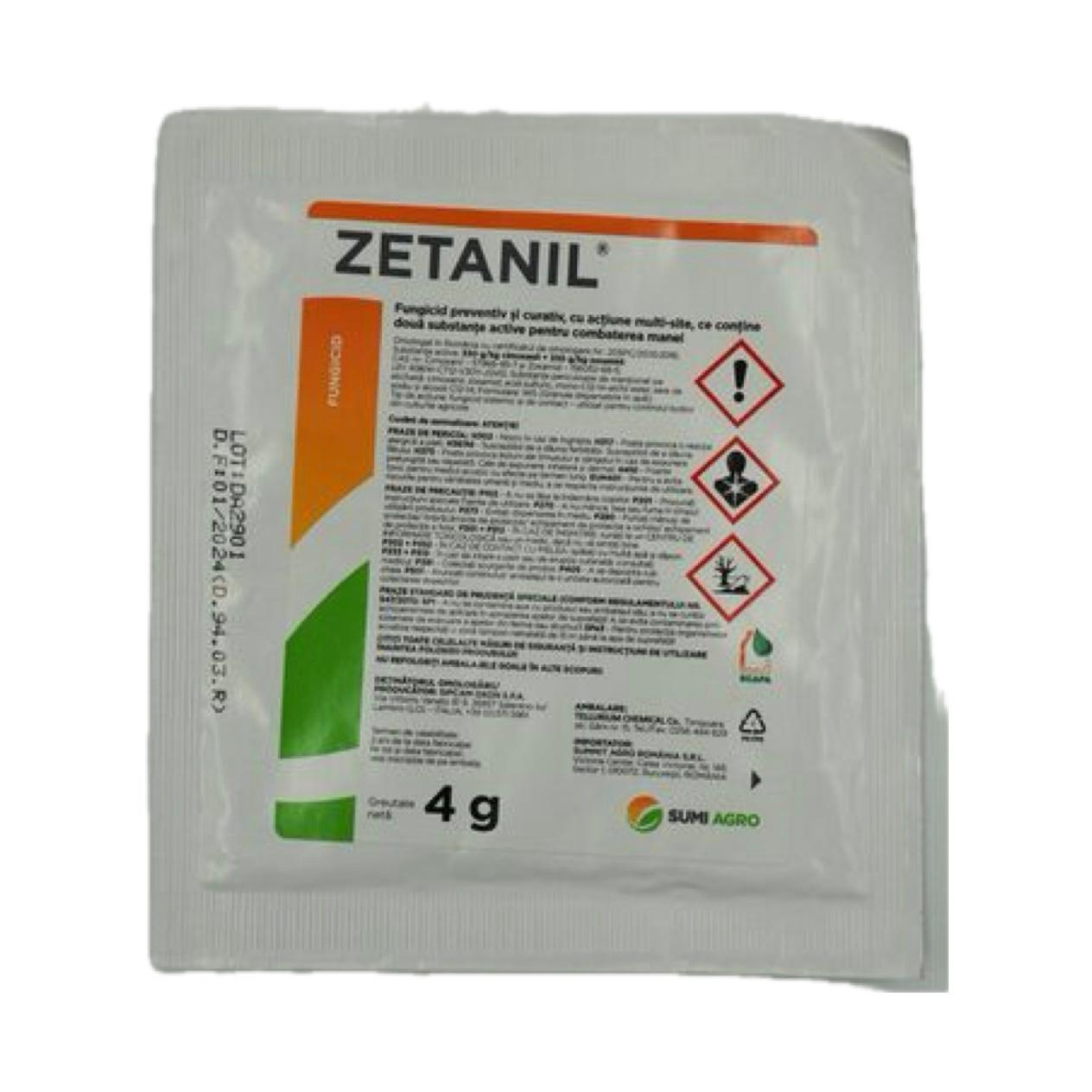 Fungicid ZETANIL – 4 GR, SUMI AGRO, Sistemic, Mana