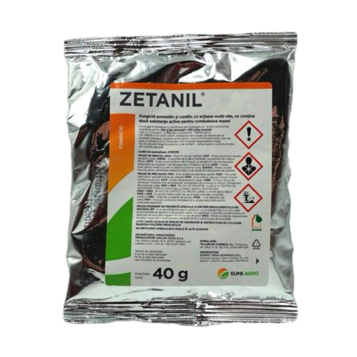 Fungicid ZETANIL – 40 GR, SUMI AGRO, Sistemic, Mana