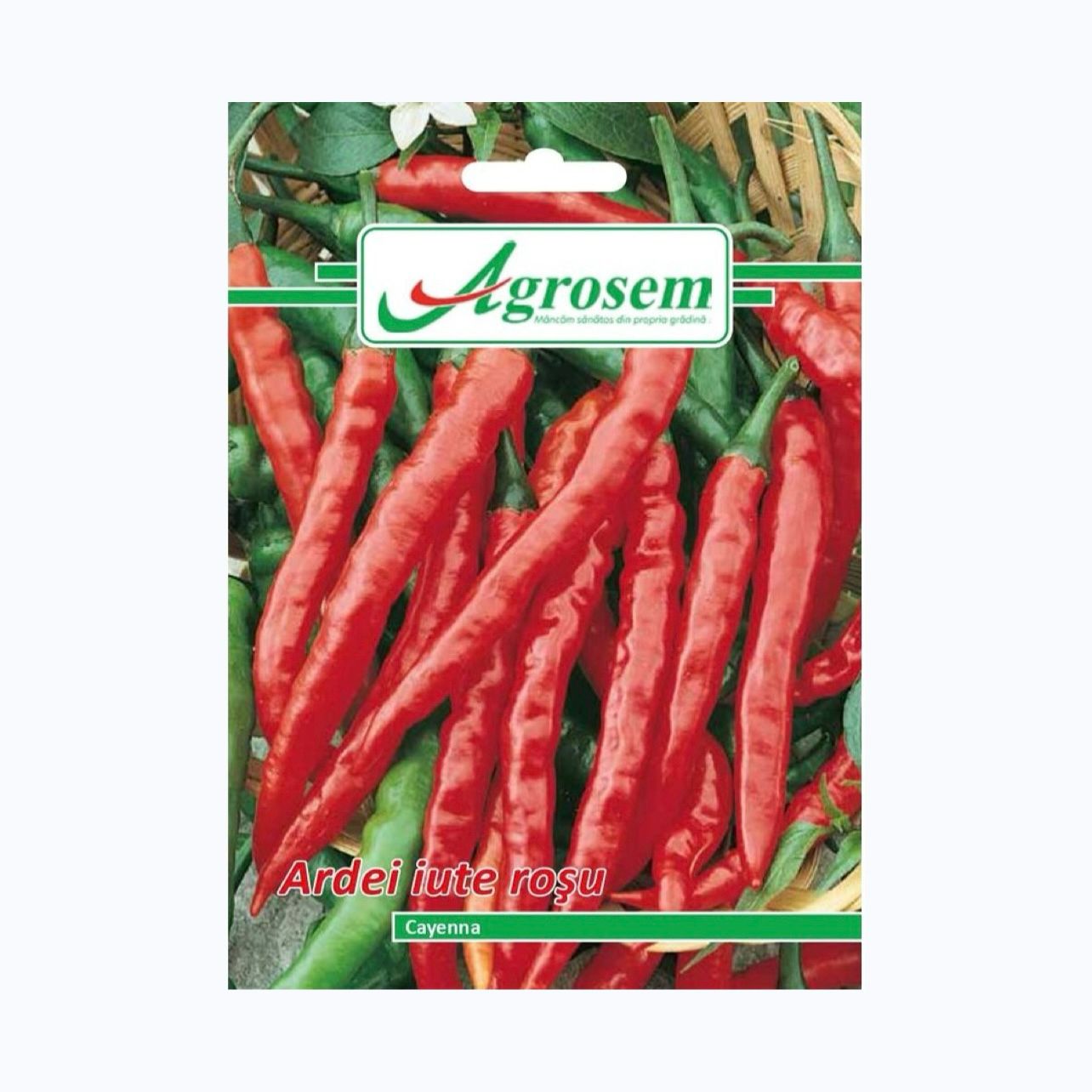 Seminte Ardei Iute Rosu CAYENNA, AGROSEM - 0.7GR