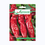 Seminte Ardei Kapia CORNO DI TORO ROSSO, AGROSEM - 0.7 GR