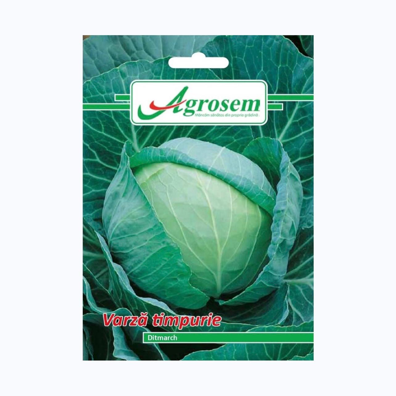 Seminte Varza TIMPURIE DITMARCH, AGROSEM - 5 GR