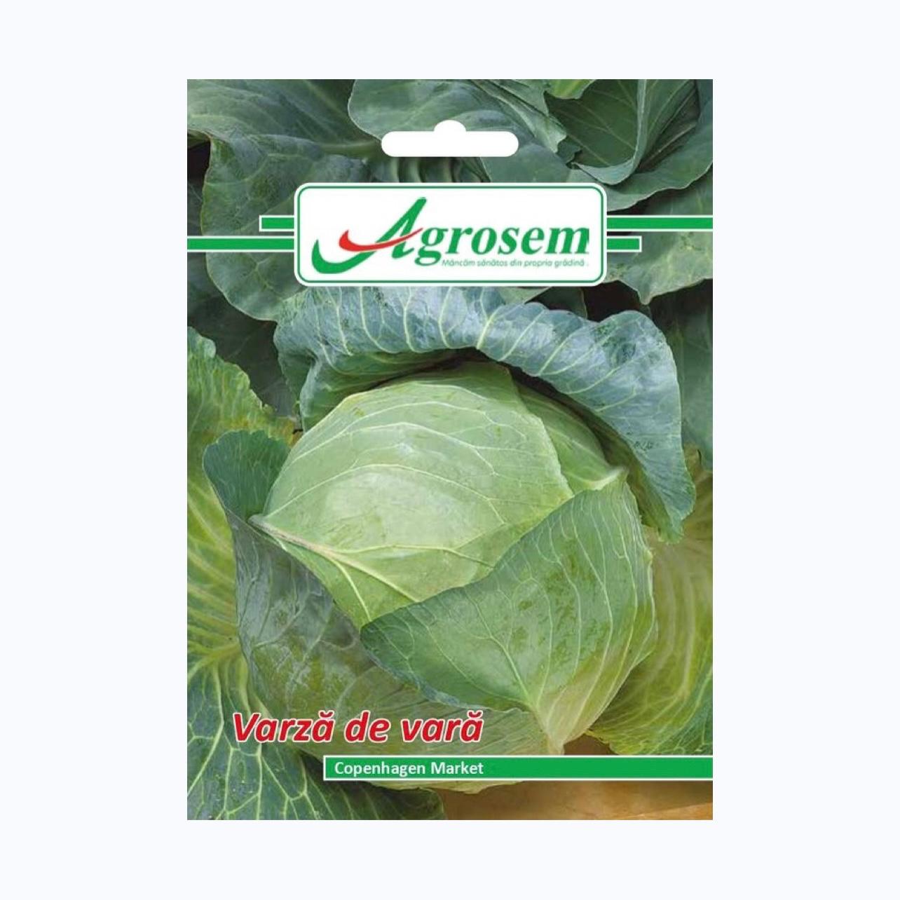 Seminte Varza de Vara COPENHAGEN MARKET, AGROSEM - 5 GR