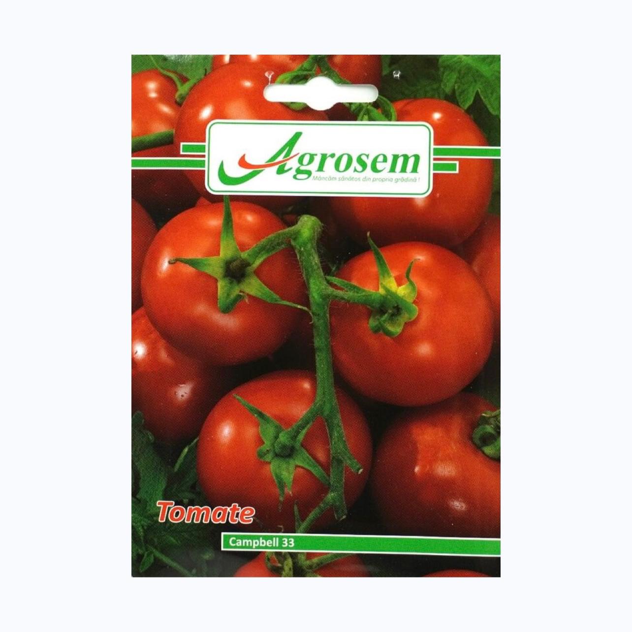 Seminte Tomate CAMPBELL 33, AGROSEM - 0.7 GR