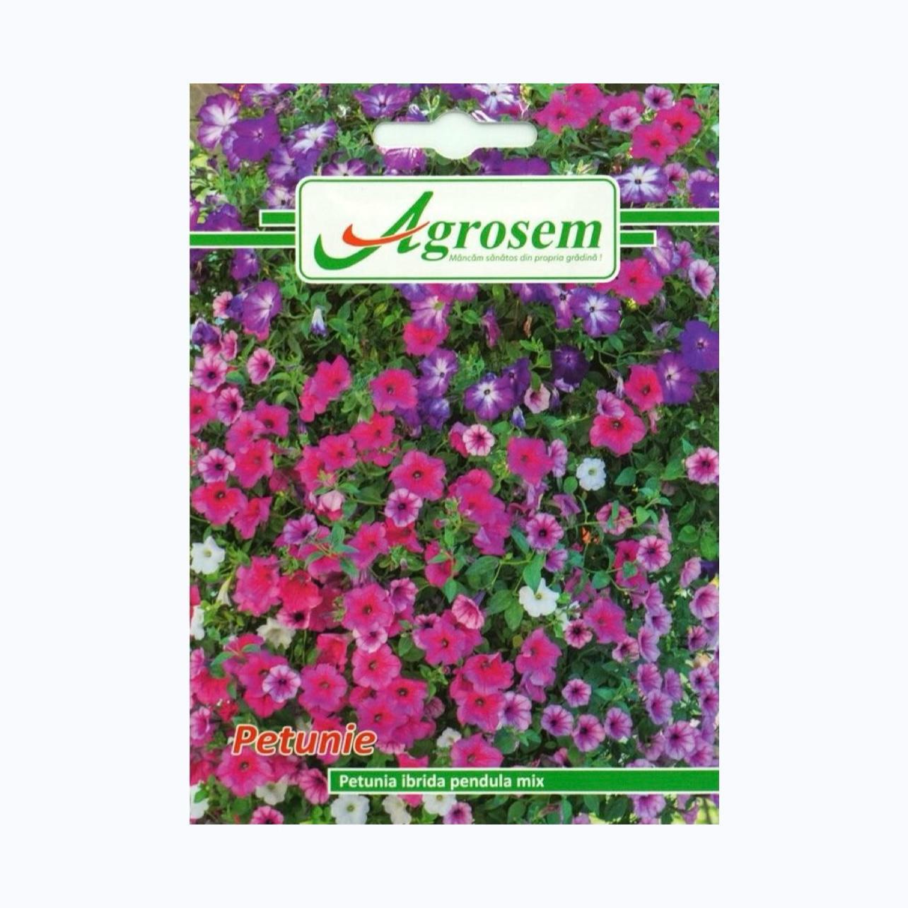 Seminte Flori PETUNIA IBRIDA MIX, AGROSEM – 0.2 GR