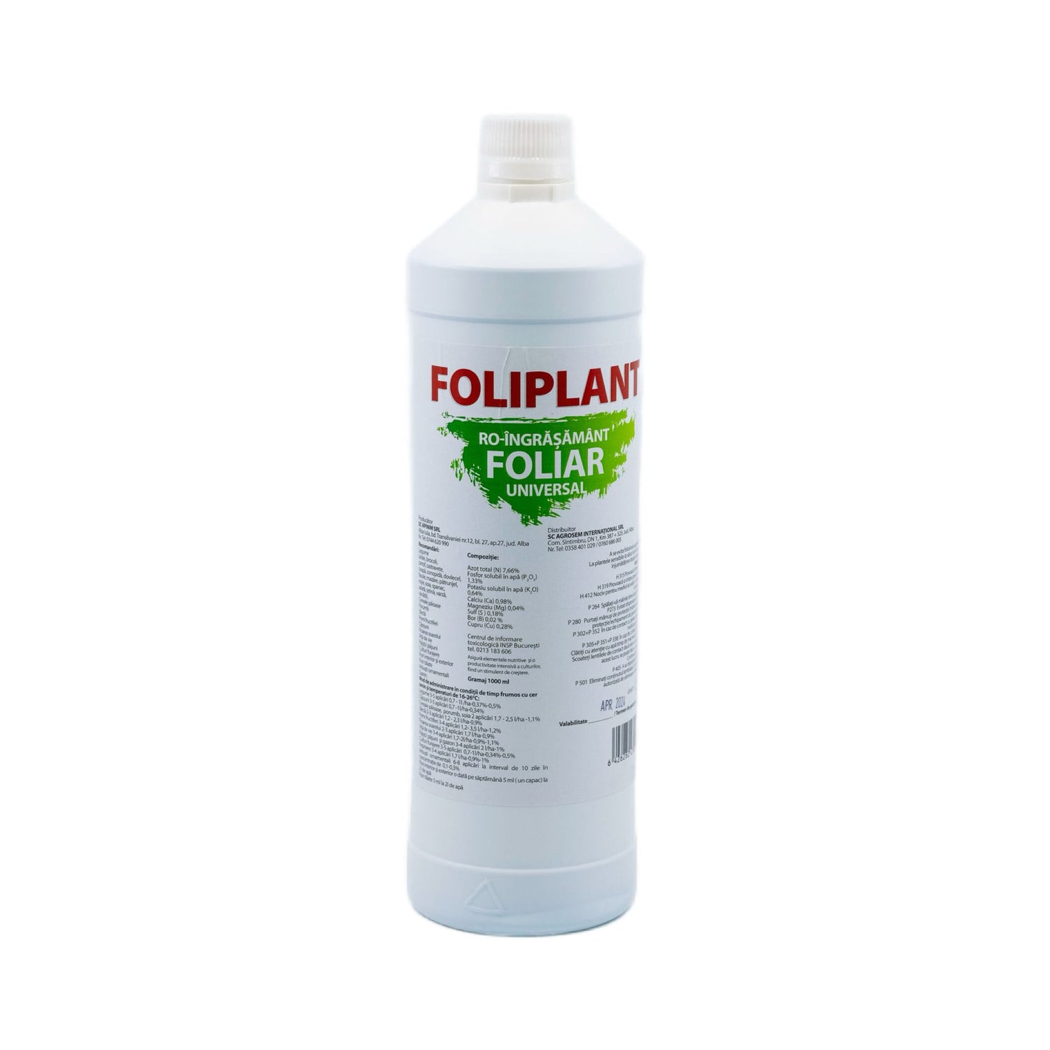 Ingrasamant Foliar Foliplant – 1 L