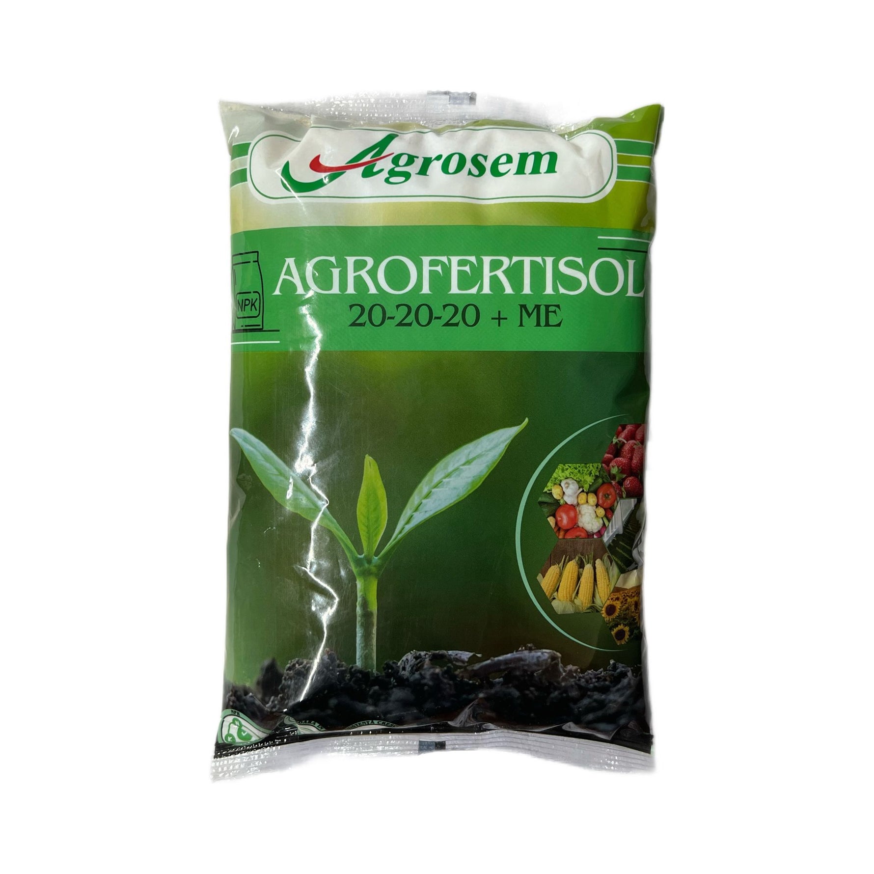 Fertilizant AGROFERTISOL 20-20-20 + ME - 1 KG, Legume, Cereale, Pomi fructiferi, Vita-de-vie, Flori, Fructe