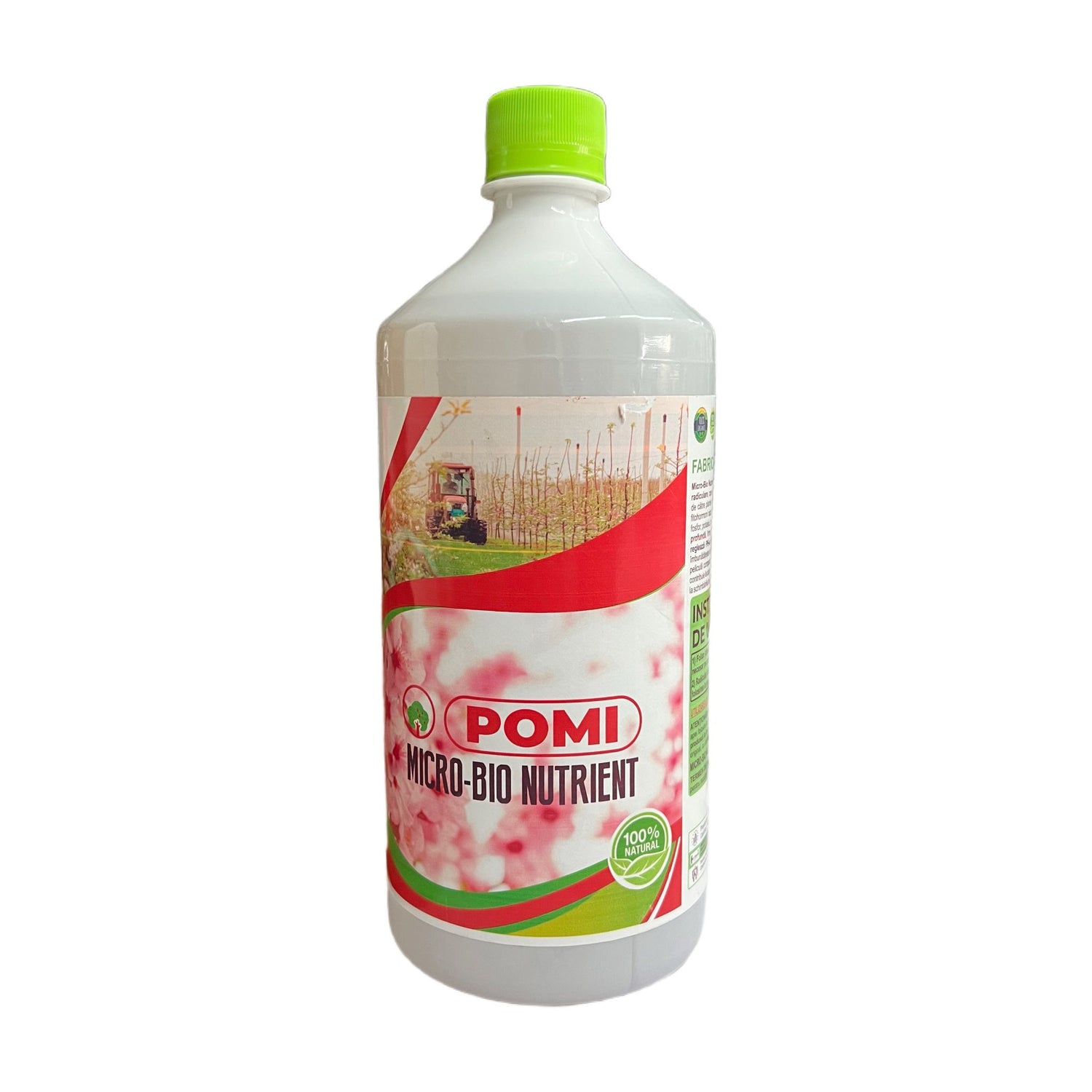 Micro-BIO nutrient POMI - 1 L, Fertilizant humic activ, 100% Natural, Fabrica de Compost
