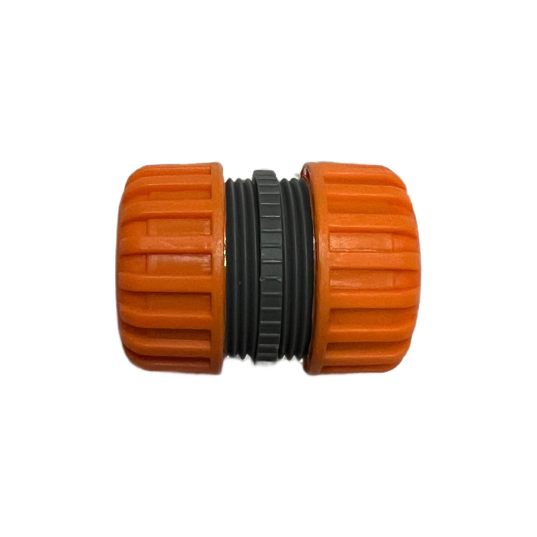 Conector imbinare 2 furtunuri 3/4 - 3/4 inch, plastic, portocaliu