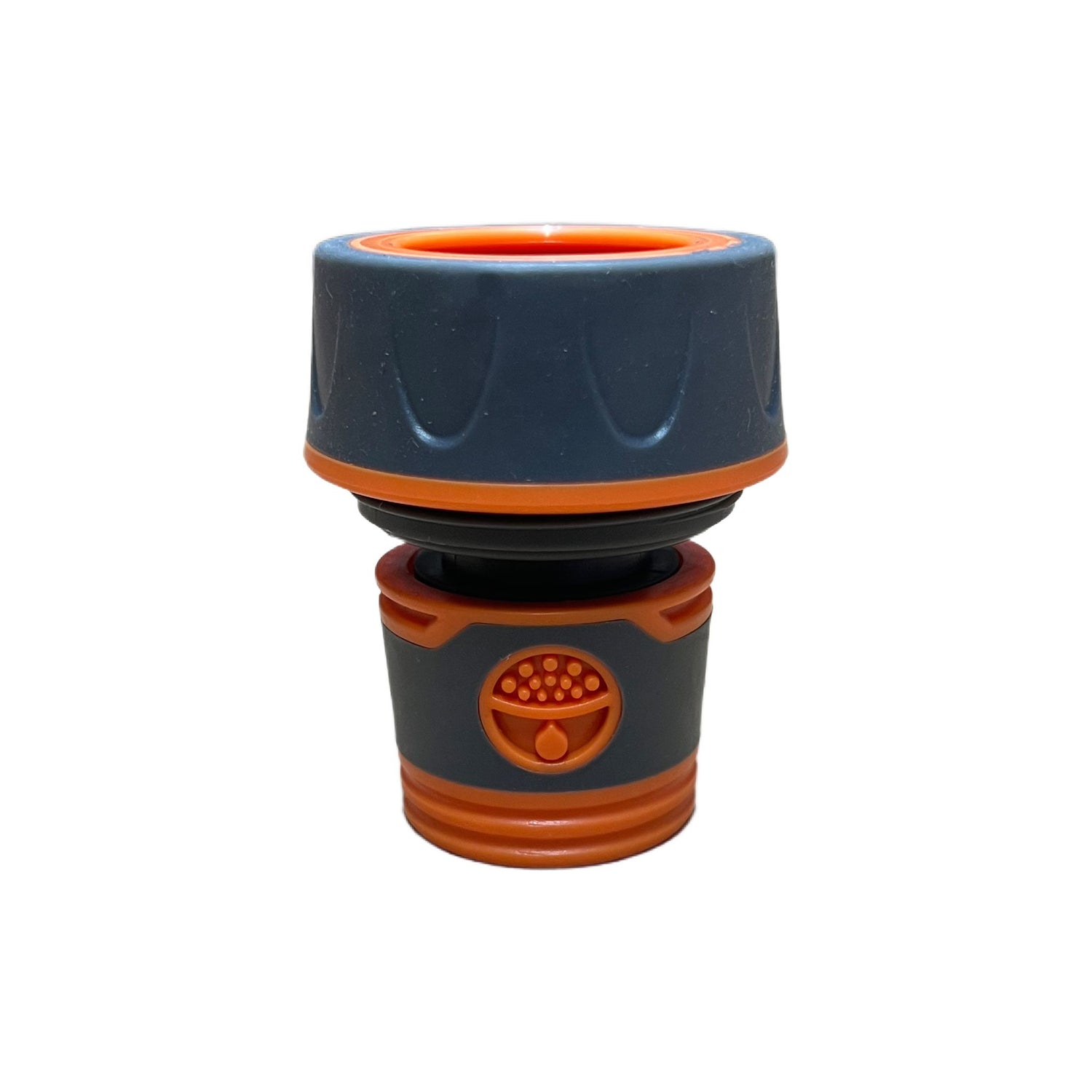 Conector Rapid Furtun 1 inch, Cauciucat, Gri-Portocaliu.