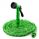 Furtun extensibil de gradina 150FT - 45M + Pistol cu 7 functii de udare si accesorii.