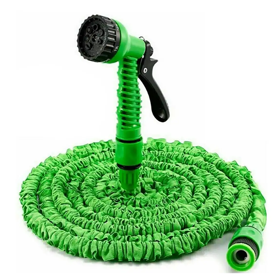 Furtun extensibil de gradina 150FT - 45M + Pistol cu 7 functii de udare si accesorii.