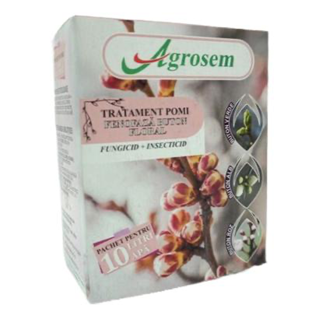 Pachet Tratament POMI Fenofaza Buton Floral - Fungicid, Insecticid