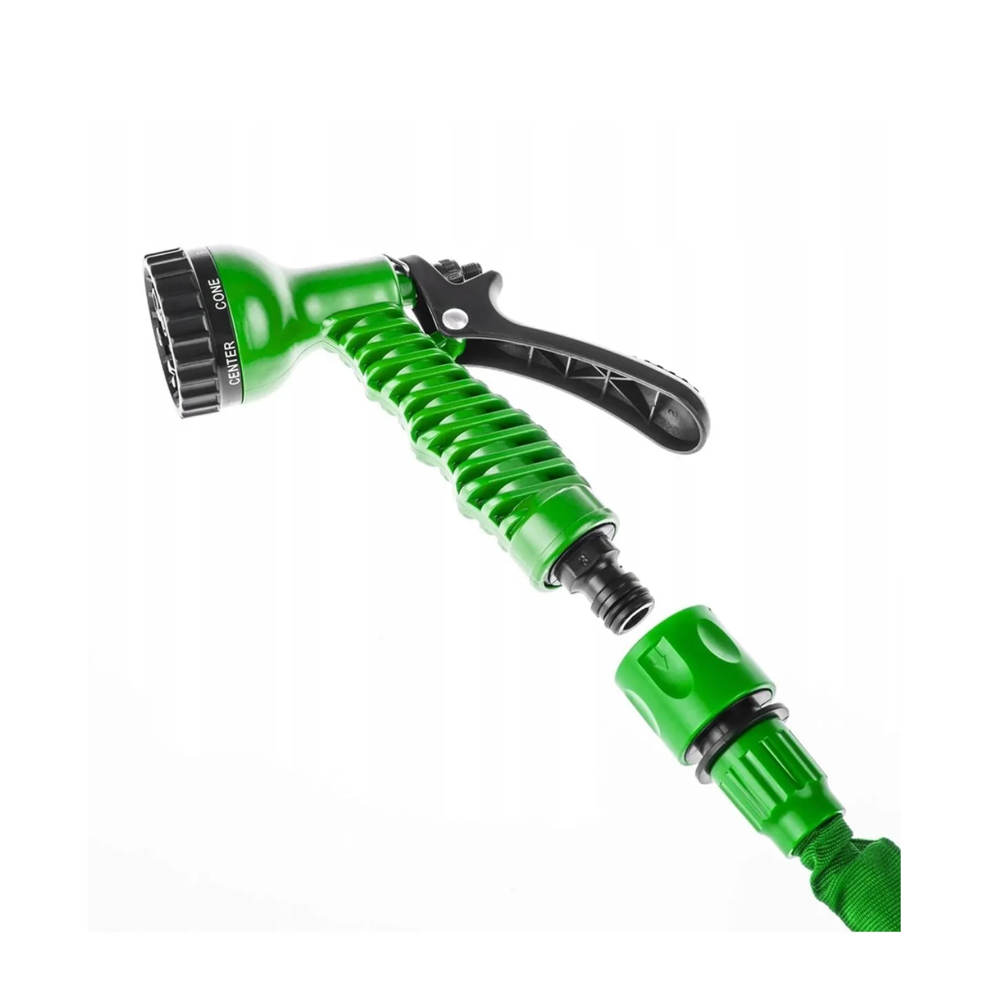 Furtun extensibil de gradina 150FT - 45M + Pistol cu 7 functii de udare si accesorii.