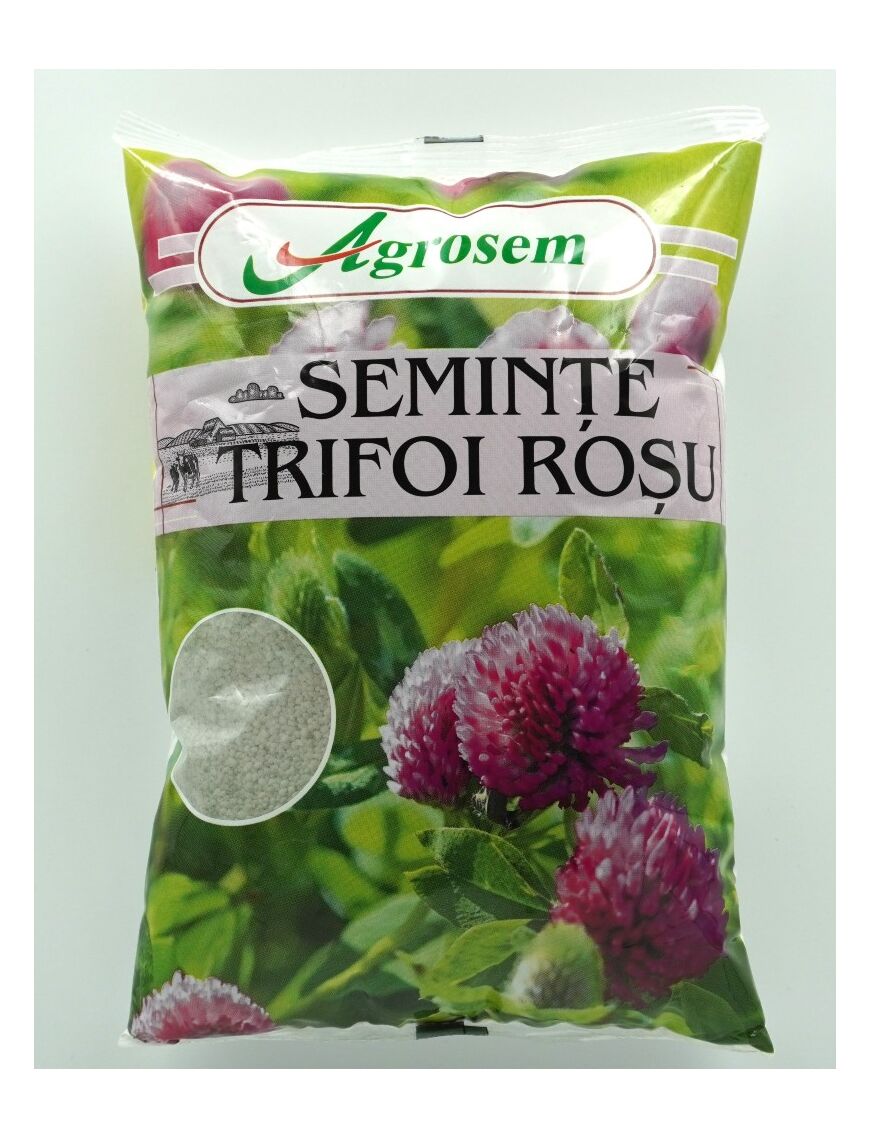 Seminte TRIFOI ROSU - 1 KG, Agrosem, Furaje, Fân și Plante Melifere