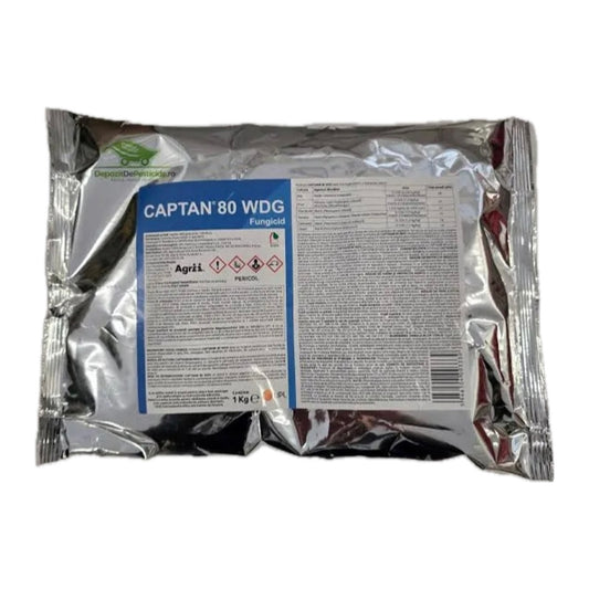 Fungicid CAPTAN 80 WDG – 1 KG, Contact