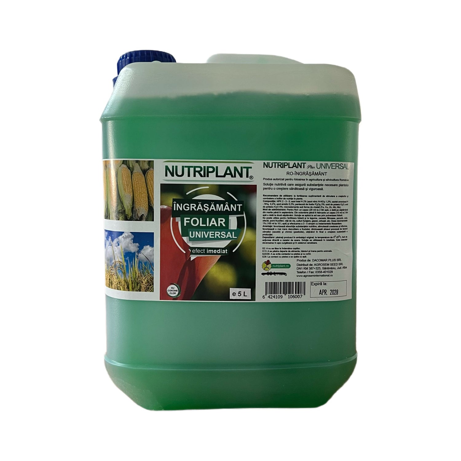 Ingrasamant Foliar Nutriplant Universal – 5 L