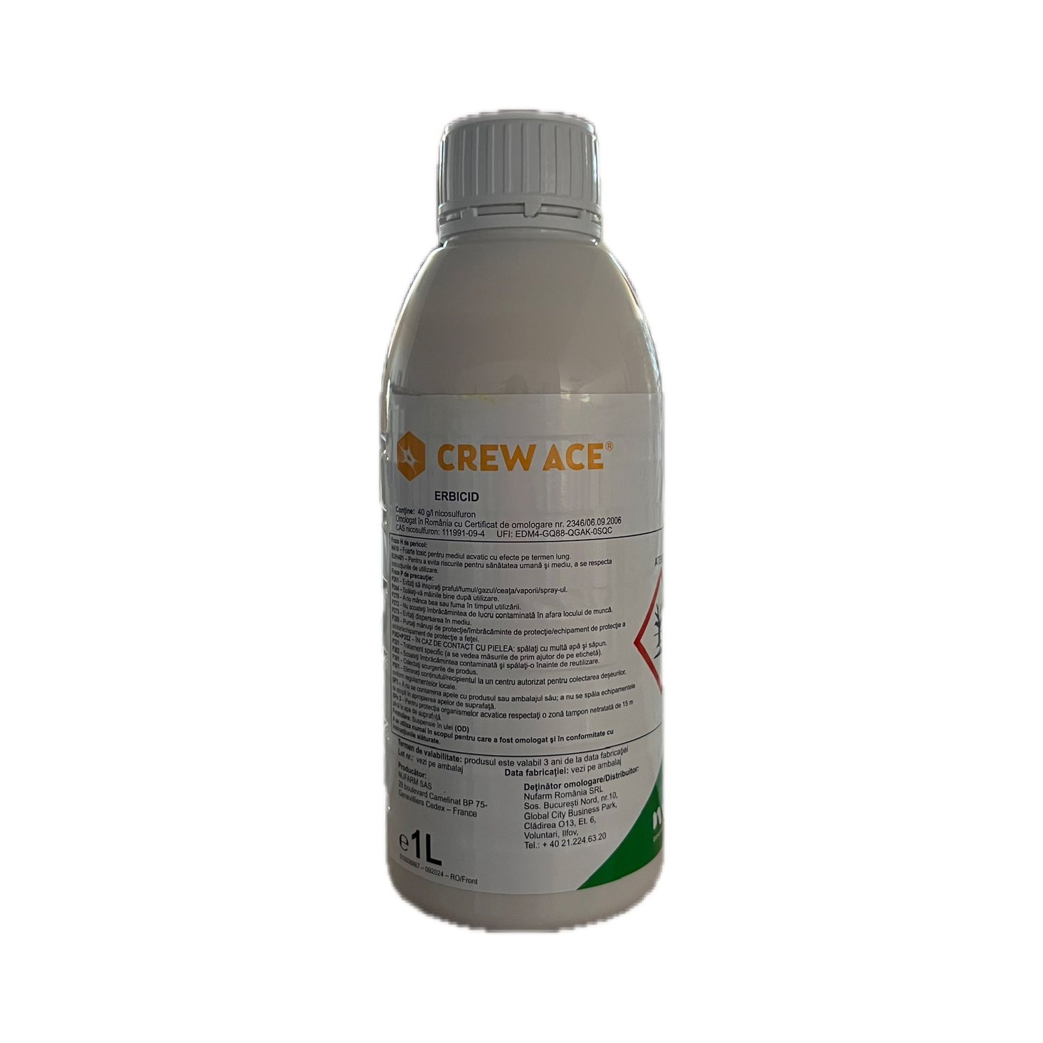 Erbicid CREW ACE – 1 L, NUFARM, Postemergent, Monocotiledonate, Porumb