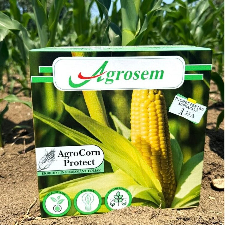 Pachet Tratament Complet AGROCORNPROTECT Porumb - 1 HA, Agrosem, Buruieni monocotiledonate, dicotiledonate