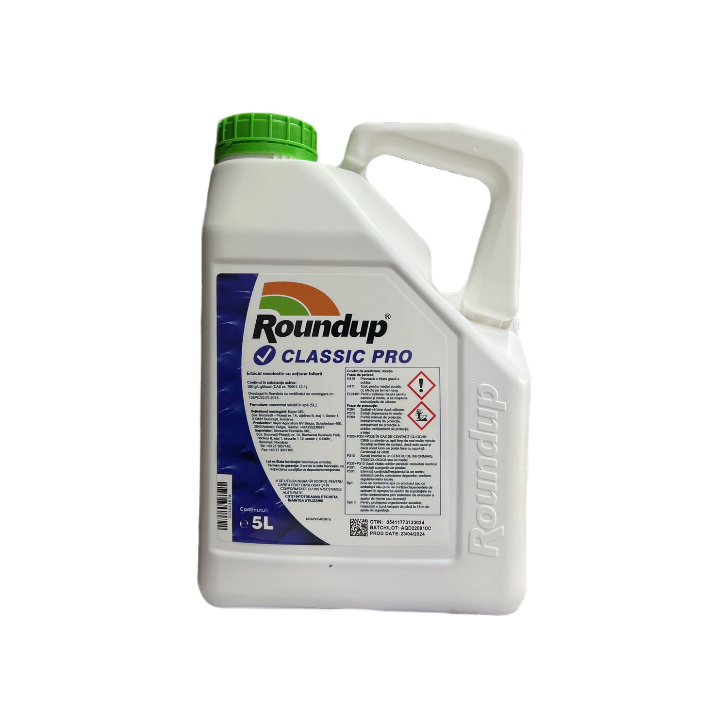 Erbicid Total ROUNDUP CLASSIC PRO - 5 L, Bayer
