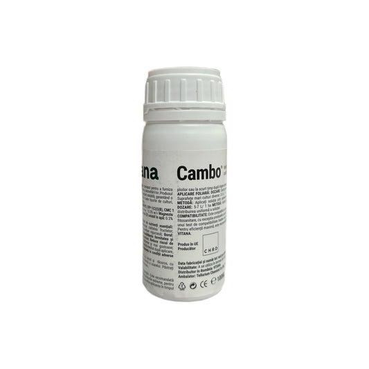 Ingrasamant foliar concentrat CAMBO - 100 ML, Vitana, Calciu, Magneziu Bor, Legume, Fructe, Culturi de camp.