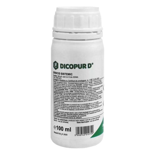 Erbicid DICOPUR D – 100 ML, Nufarm, Postemergent, Buruieni Dicotiledonate Anuale si Perene