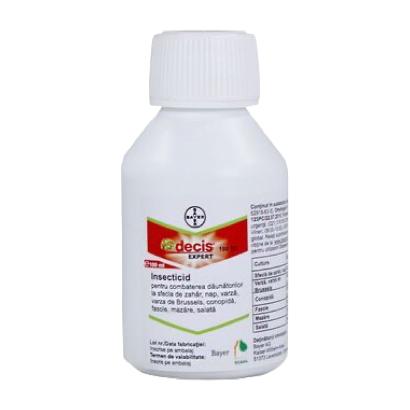 Insecticid DECIS EXPERT 100 EC - 100 ML, Contact, Bayer, Legume, Cereale, Pomi Fructiferi - Afide, Gargarita, Gandac Lucios, Purici