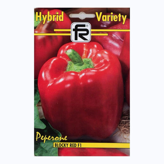 Seminte Ardei Rosu BLOCKY RED F1 (Hibrid), Furia Seed