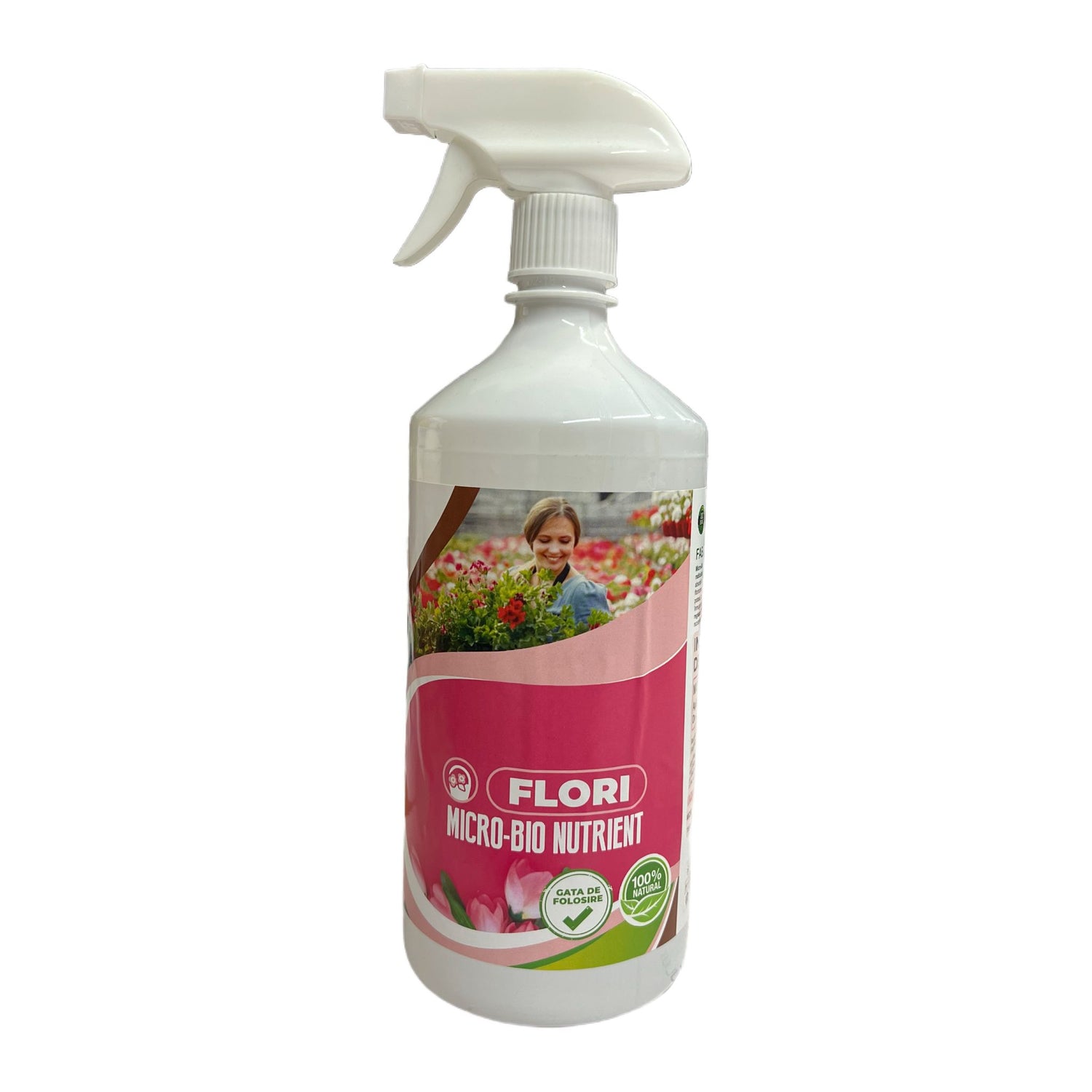 Micro-BIO nutrient FLORI - 1 L, Fertilizant humic activ, 100% Natural