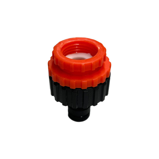 Mufa cuplaj robinet 1/2 inch -3/4 inch -1 inch, negru-portocaliu.