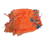 Saci plasa Raschel 5 KG, 40x42 CM, portocalii - SET 10 bucati, Legume: cartofi, ceapa, morcovi, varza, Fructe.