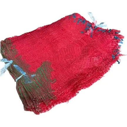 Saci plasa Raschel 10 KG, 48x38 CM, rosii - SET 10 bucati, Legume: cartofi, ceapa, morcovi, varza, Fructe.