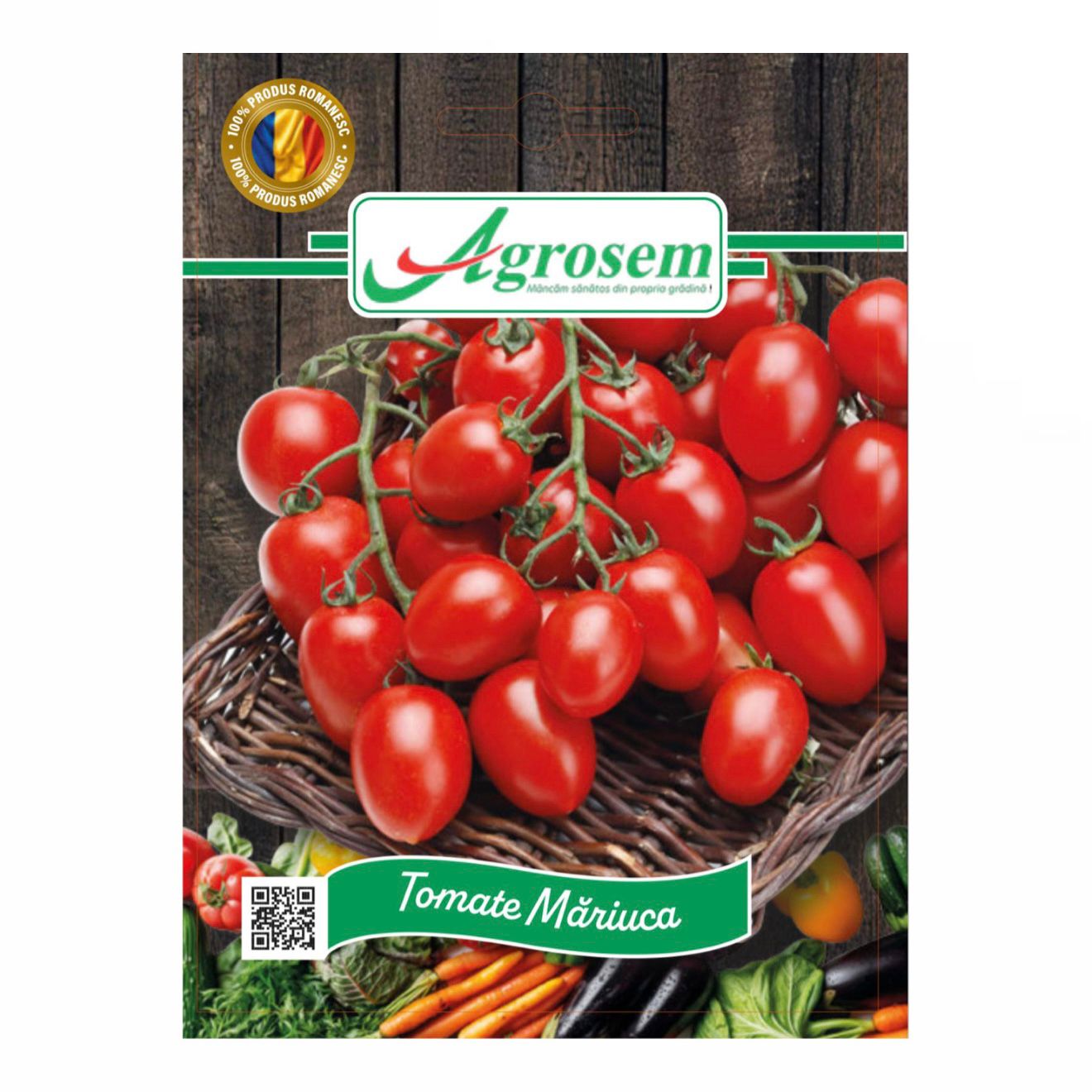 Seminte Romanesti TOMATE MARIUCA, AGROSEM - Soi Romanesc Traditional, Timpuriu