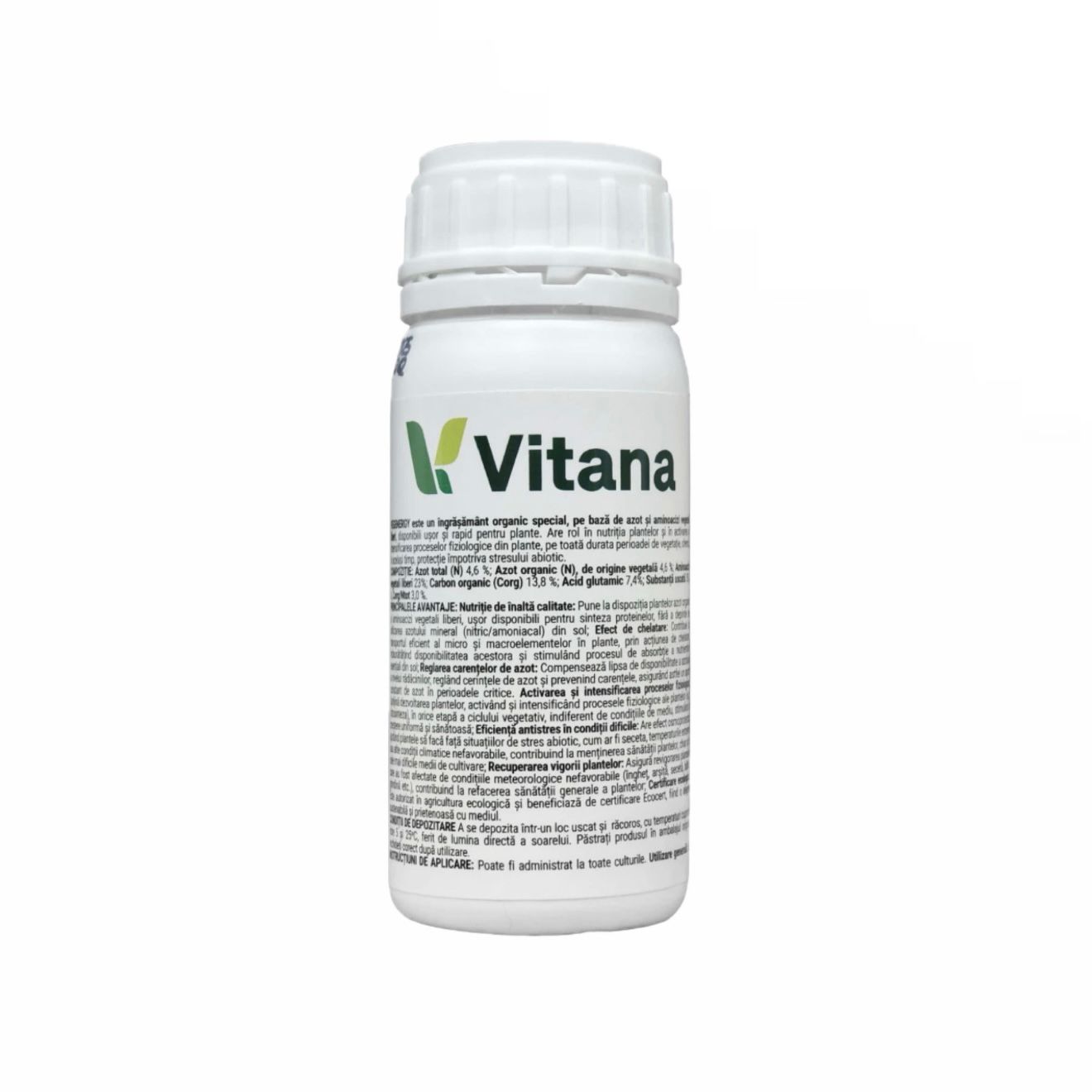 Ingrasamant Foliar Concentrat FINAL K - 100 ML, Vitana, Fertilizant Lichid, Potasiu, Azot, Coacerea si Umplerea Fructelor