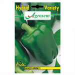 Seminte Ardei Verde BLOCKY GREEN F1 (Hibrid), Agrosem - 0.15 GR