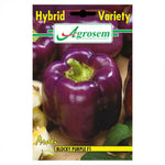 Seminte Ardei BLOCKY PURPLE F1 (Hibrid), Agrosem - 0.15 GR