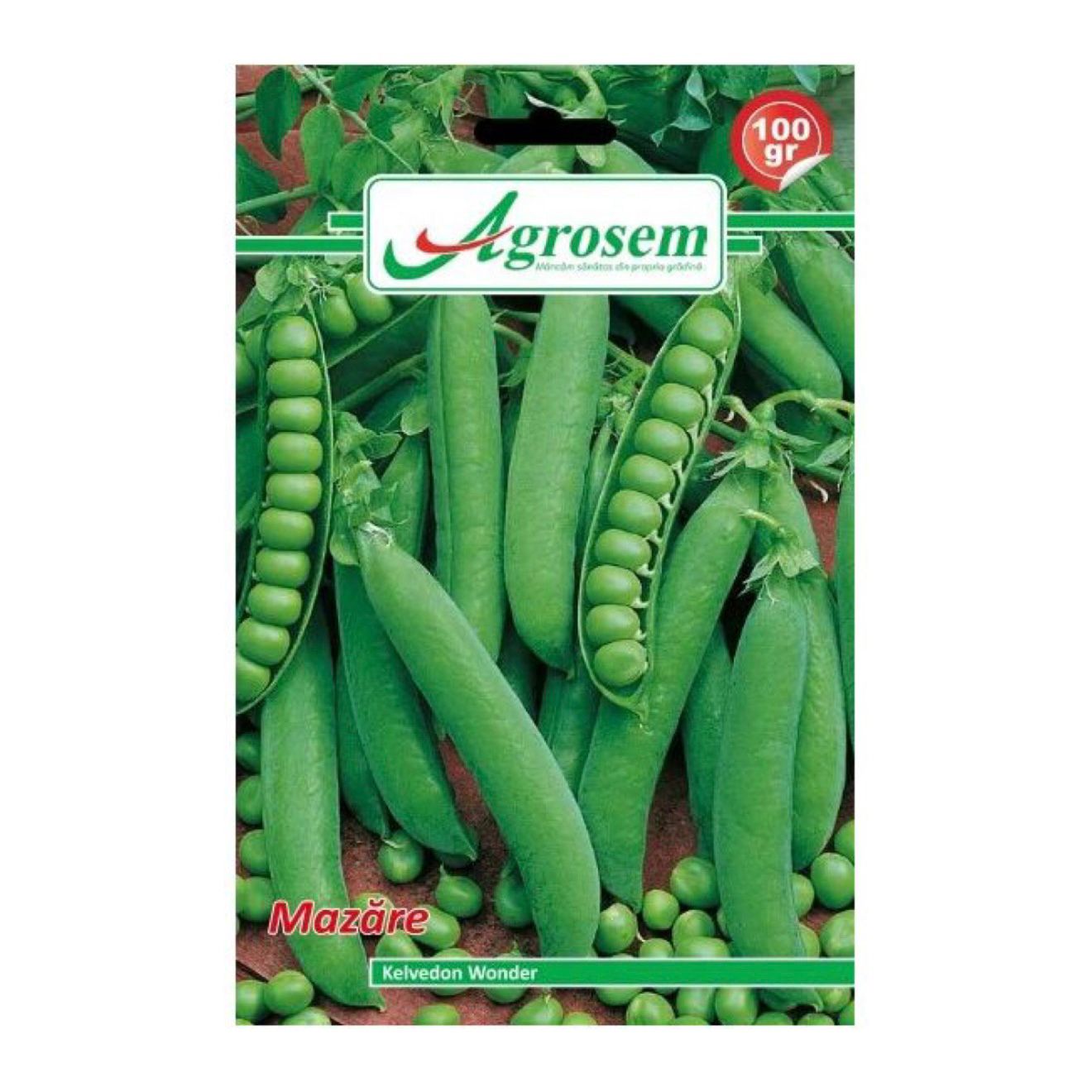 Seminte Mazare KELVEDON WONDER, Agrosem – 100 GR