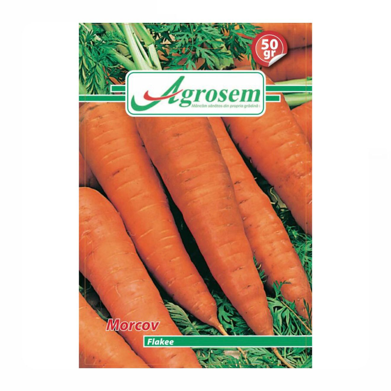 Seminte Morcov FLAKEE, Agrosem - 50 GR