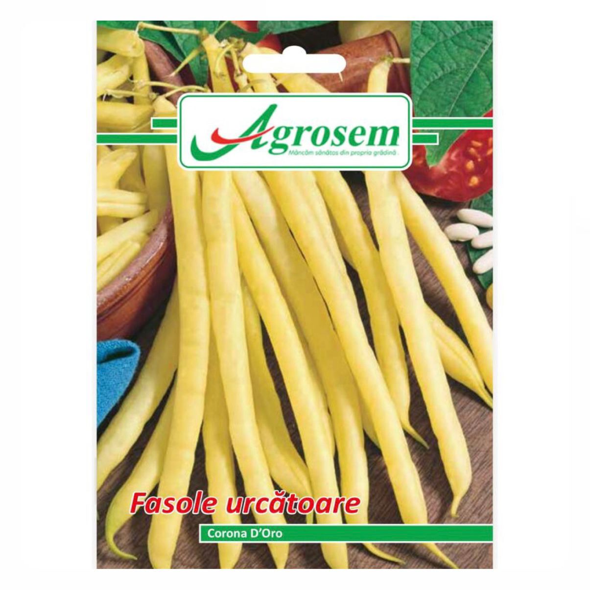 Seminte Fasole Urcatoare CORONA D’ORO, Agrosem – 10 GR