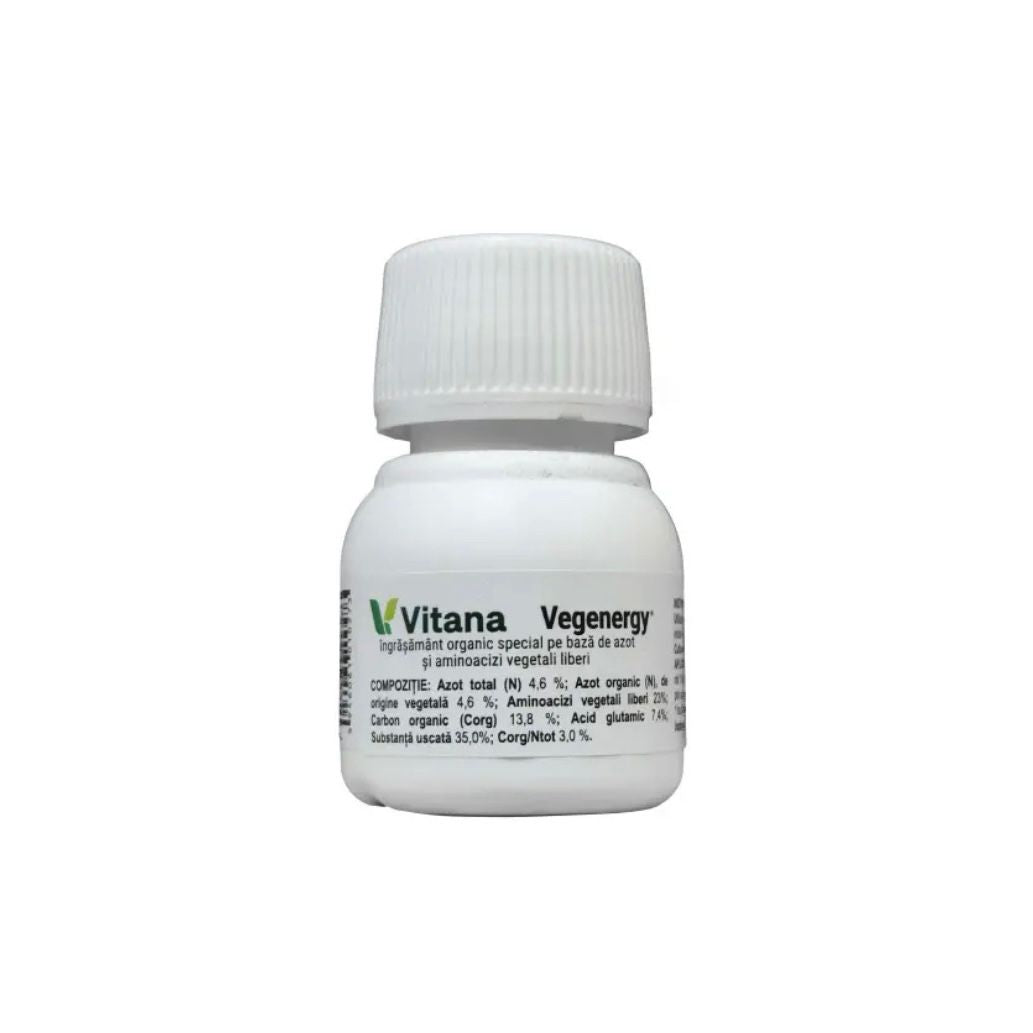 Ingrasamant foliar VEGENERGY, Organic - 25 ML, Vitana, , Legume, Plante ornamentale, Vita de Vie, Pomi, Cereale, Azot si Aminoacizi Vegetali Liberi