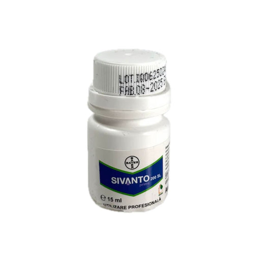 Insecticid SIVANTO PRIME 200 SL - 15 ML, Bayer, Contact, Mar, Legume (Tomate, Vinete, Ardei, Castraveti, Dovlecei, Salata), Plante Ornamentale, Combaterea Afidelor, Paduchelui Cenusiu, Viespii Merelor, Puricelui Melifer al Marului