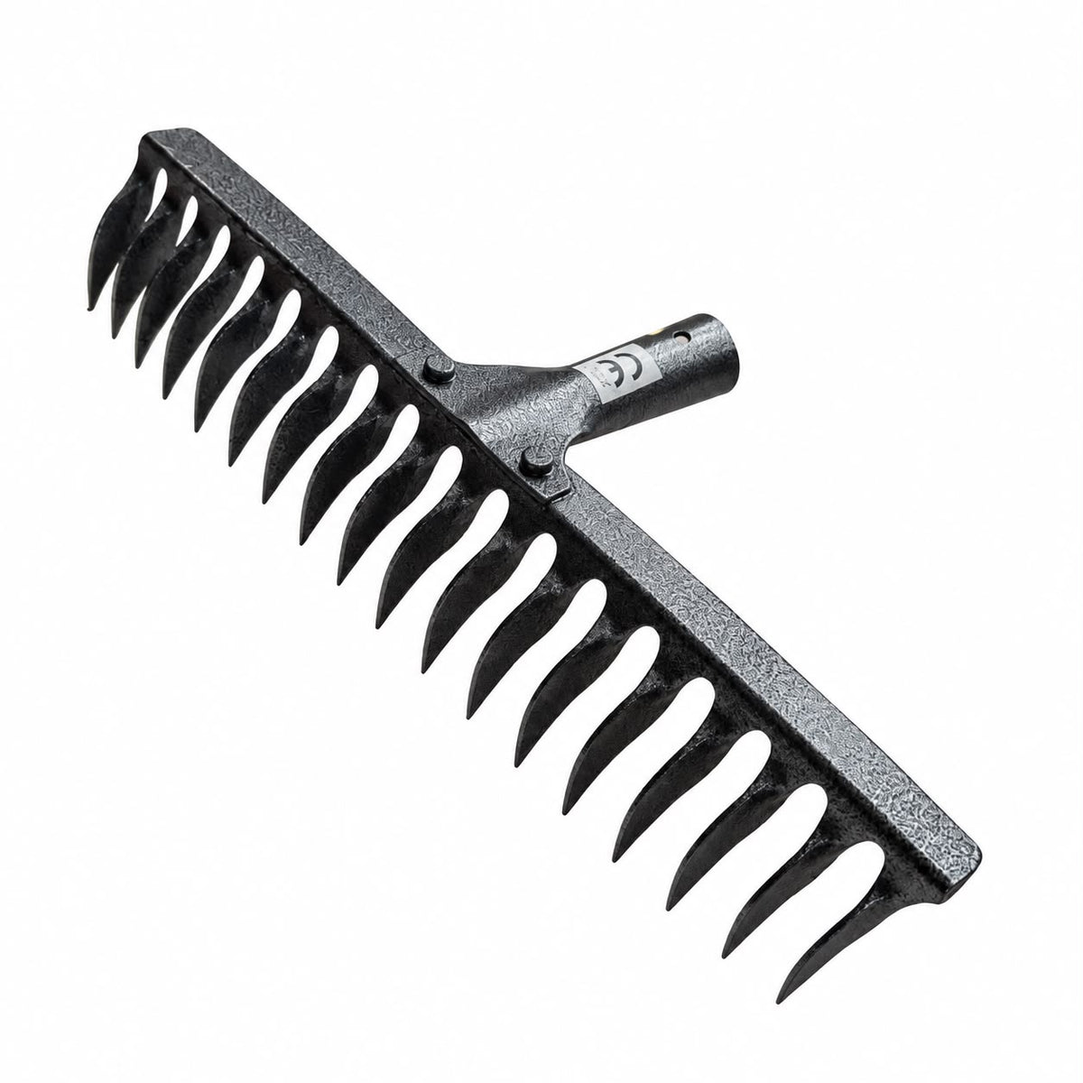Cap de Grebla Metalic 43 cm – Grebla de Gradina cu 18 Dinti, fara Coada