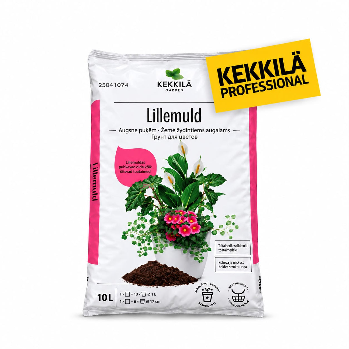 Pamant pentru Flori Kekkila - 10 Litri, Kekkila Professional