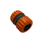 Conector imbinare 2 furtunuri 3/4 - 3/4 inch, plastic, portocaliu